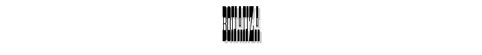 Bonanza font