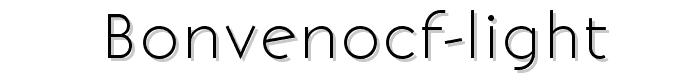 BonvenoCF%20Light font