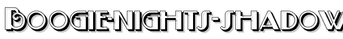 Boogie Nights ShadowNF font