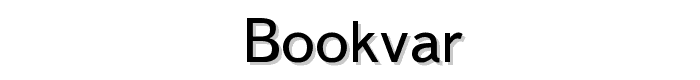 Bookvar font