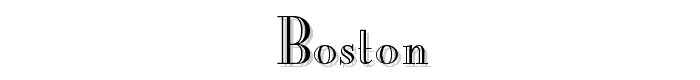 Boston font