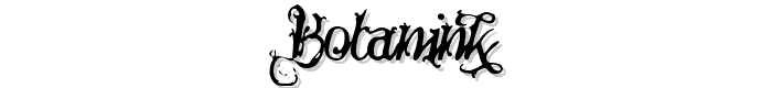 Botanink font