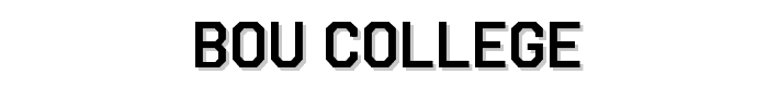 Bou%20College font
