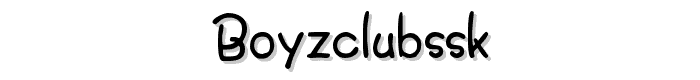 BoyzClubSSK font