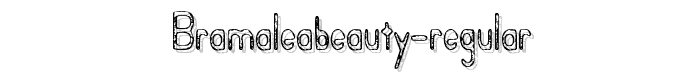 BramaleaBeauty-Regular font