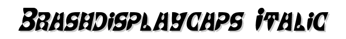 BrashDisplayCaps%20Italic font