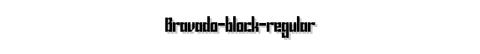Bravado Block Regular font
