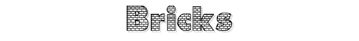 Bricks font