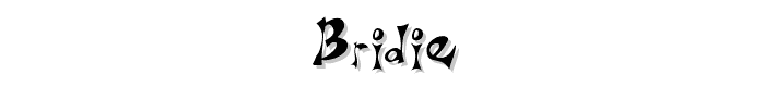 Bridie font