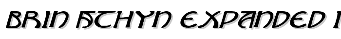 Brin%20Athyn%20Expanded%20Italic font