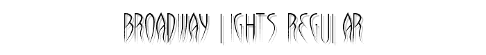 Broadway%20lights%20Regular font