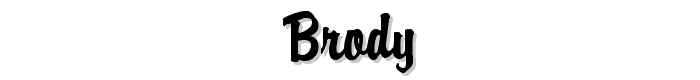 Brody font