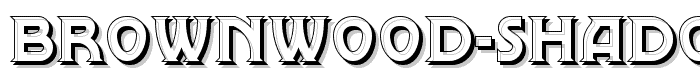 Brownwood%20Shadow%20NF font