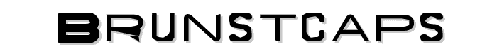 BrunstCaps font