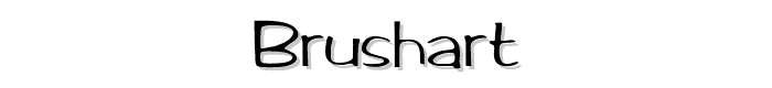 BrushArt font