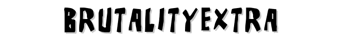 BrutalityExtra font