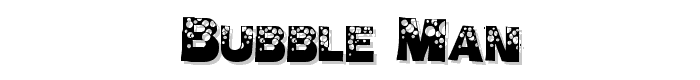 Bubble%20Man font