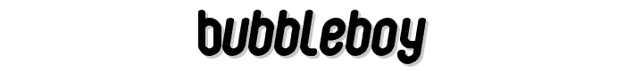 Bubbleboy font