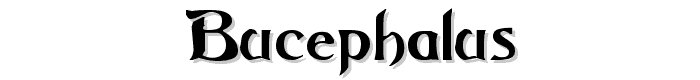 Bucephalus font