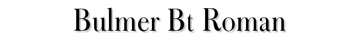 Bulmer%20BT%20Roman font