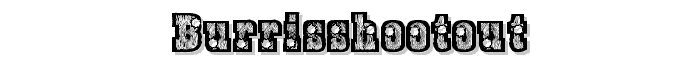 BurrisShootOut font