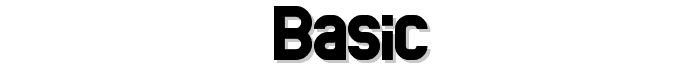 basic font
