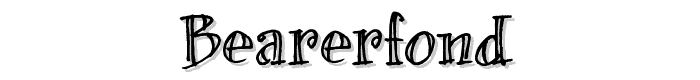 bearerFond font