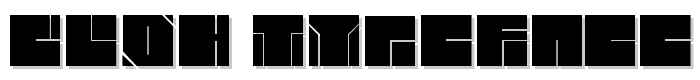 blok typeface police