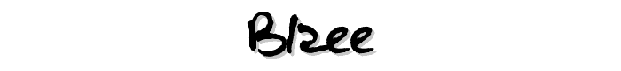 blzee font