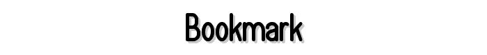 bookmark font