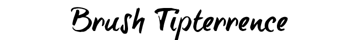 brush-tipTerrence font