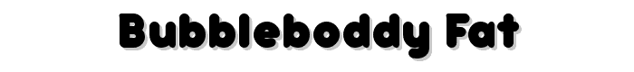 bubbleboddy%20Fat font