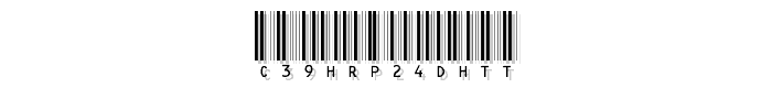 C39HrP24DhTt font