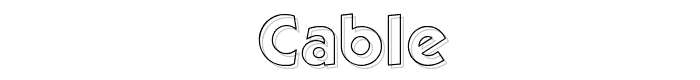 CABLE font