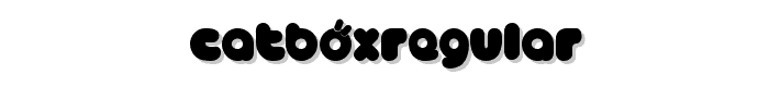 CATBÖXRegular font