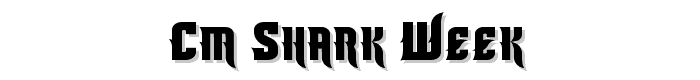 CM%20Shark%20Week font