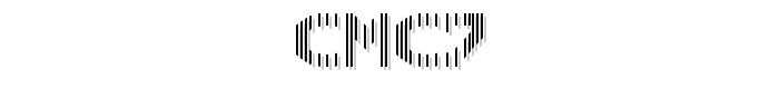 CMC7 font