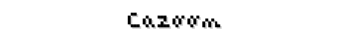 CaZOOM font