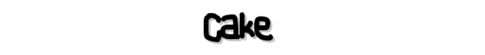 Cake_ font