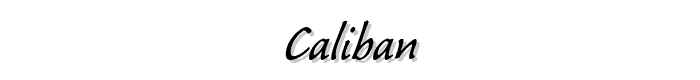 Caliban font