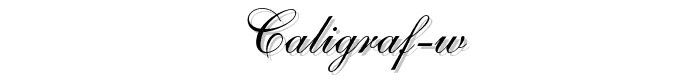 Caligraf%20W font