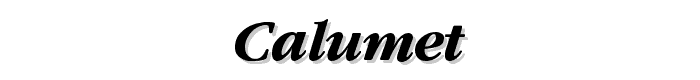 Calumet font