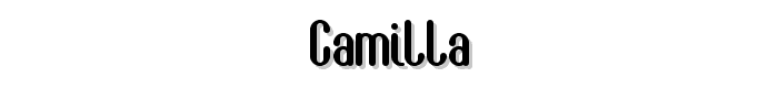 Camilla font