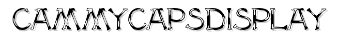 CammyCapsDisplay font