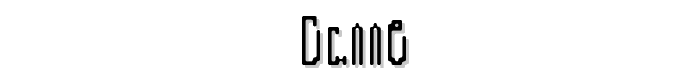 Canne font