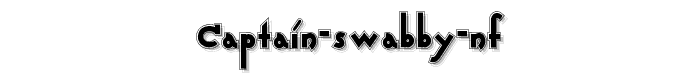 Captain Swabby NF font