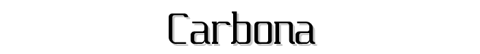 Carbona font