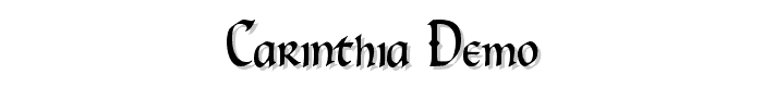 Carinthia%20Demo font