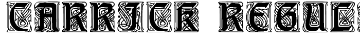 Vorschau von Carrick%20Regular Schrift