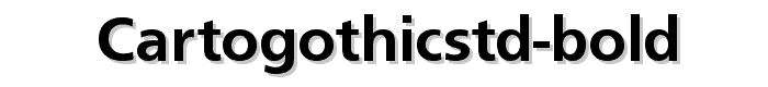 CartoGothicStd%20Bold font